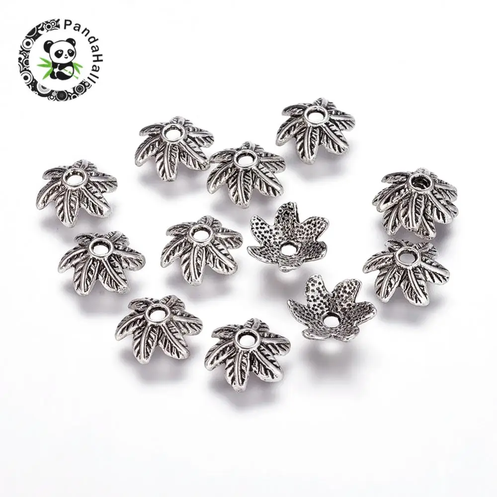Тибетское Серебро цвет под старину длина около 11 мм ширина 10 толщина 5 мм|bead caps|silver