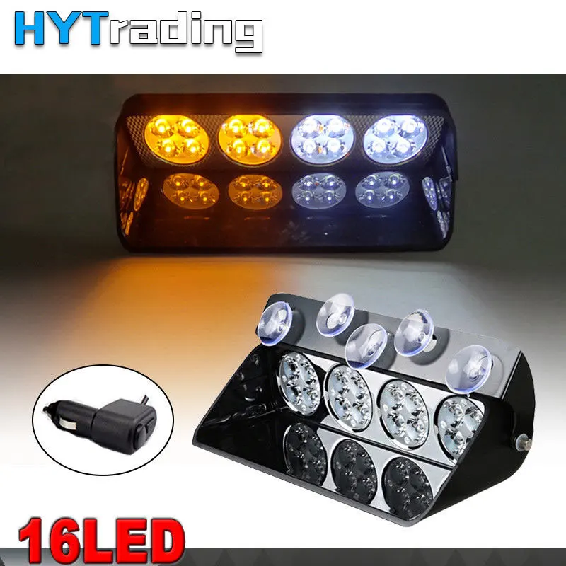 Для Авто стробоскоп 16LED автомобиля авариПредупреждение лобовое стекло тире
