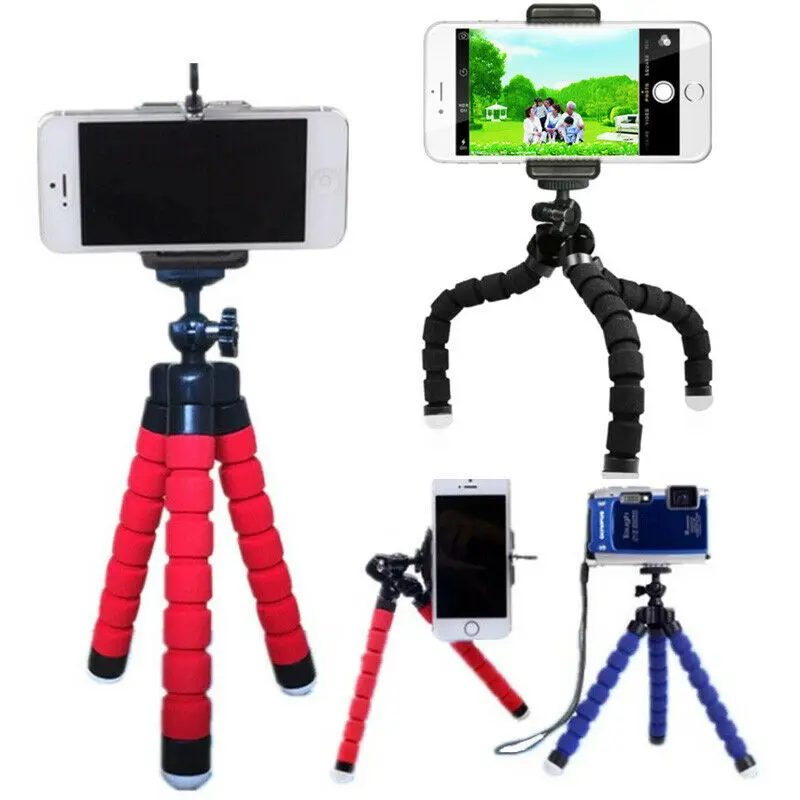 Гибкий Регулируемый мини штатив с держателем для камеры iPhone|Штативы| |