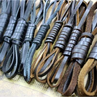 regelin 2meterlot genuine cow leather cord fashion jewelry findings black leathers diy leather product bracelet necklace making
