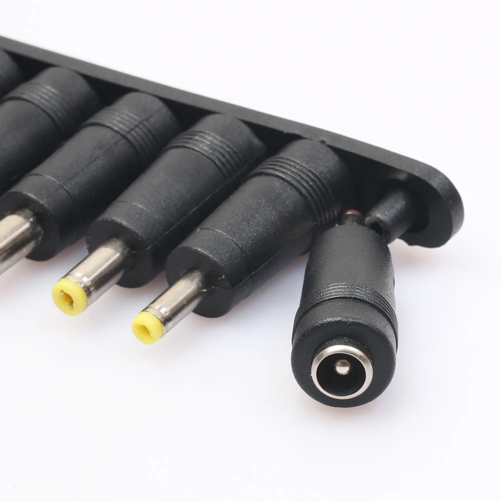 8 шт./компл. адаптер для зарядки ноутбуков и ПК угловые сменные наконечники блок