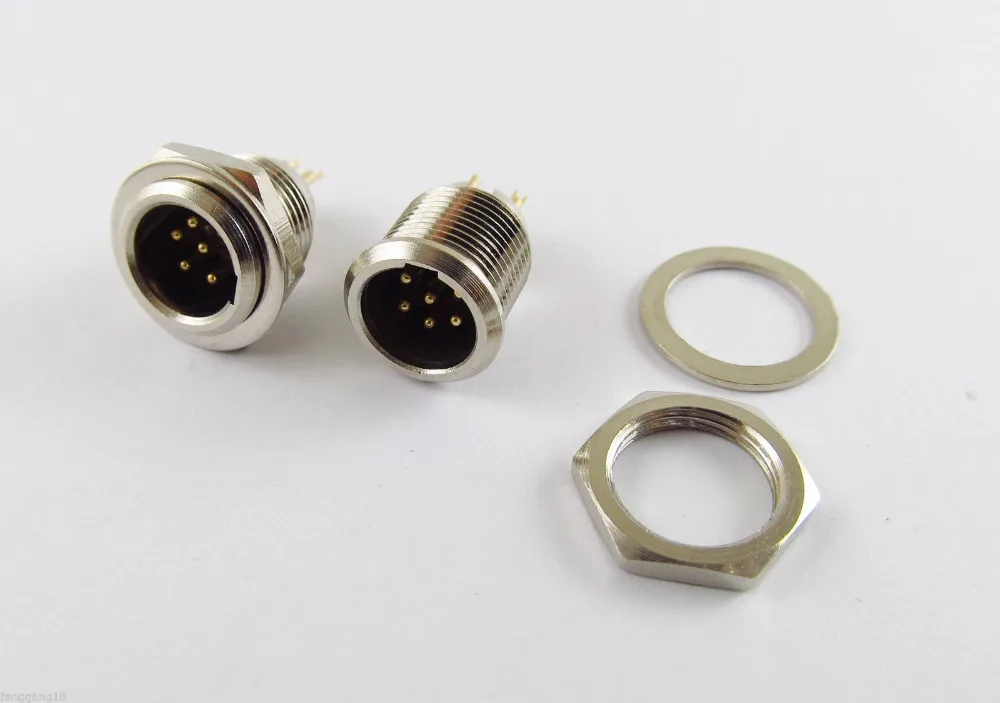 1 шт. мини XLR 6 Pin Мужской Аудио Микрофон Шасси Разъем TB6M Match TA6F Q G|Компьютерные