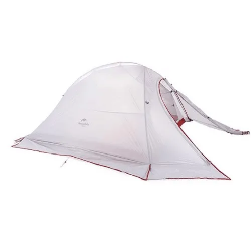 Naturehike CloudUp сверхлегкий 3 человек 4 сезон палатка Открытый Кемпинг двойной слой палатка с выделенным следом ноги - Цвет: 20D GRAY With Skirt