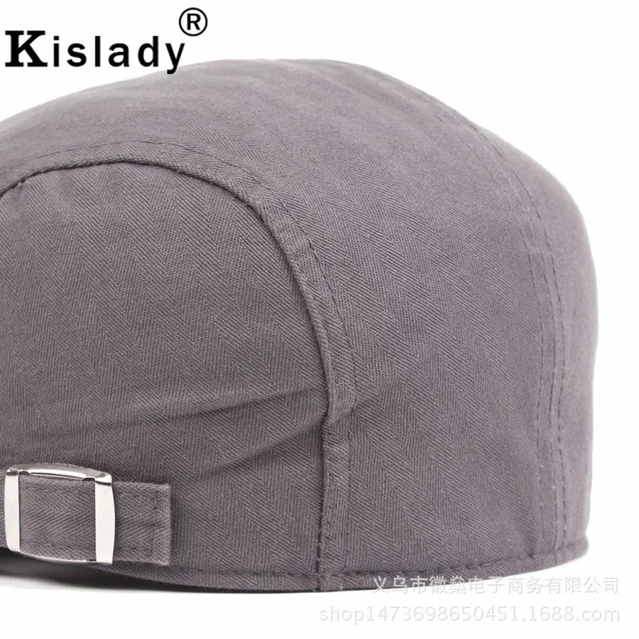 Kislady новинка осень зима Повседневный хлопок берет шапка для мужчин хит простая