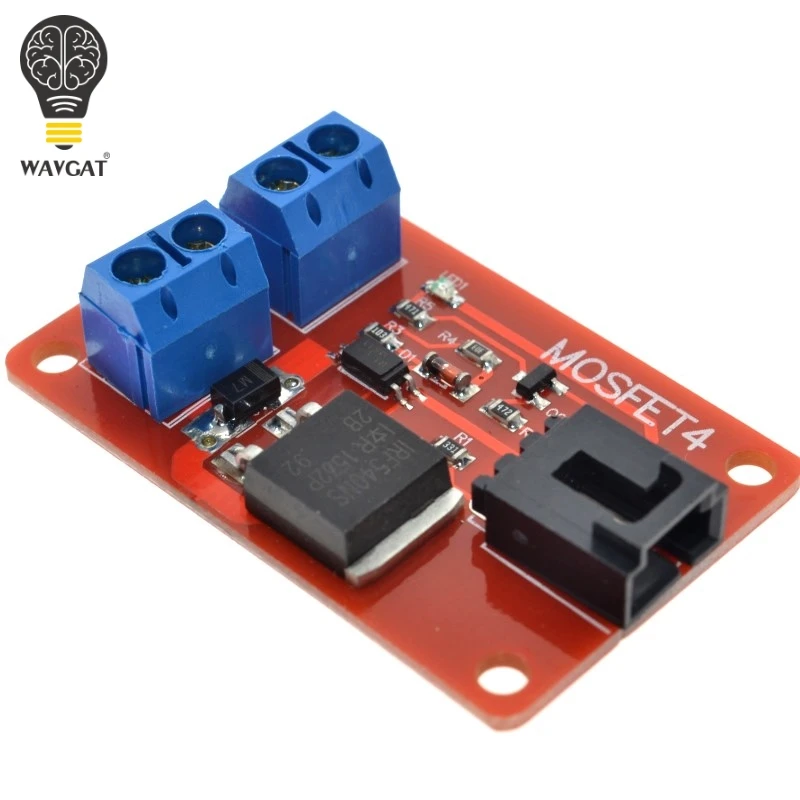 WAVGAT 1 канал Route MOSFET Кнопка IRF540 + модуль переключения для Arduino.|button switch module|mosfet modulemodule