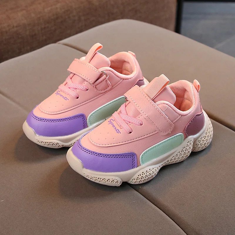 Детская спортивная обувь Tenis кроссовки анти-скользкие Водонепроницаемые для