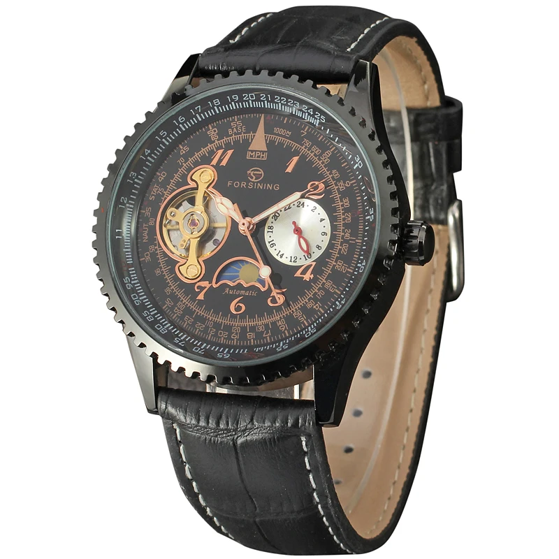 Лидер продаж Топ бренд Мужские часы автоматические механические турбийон с