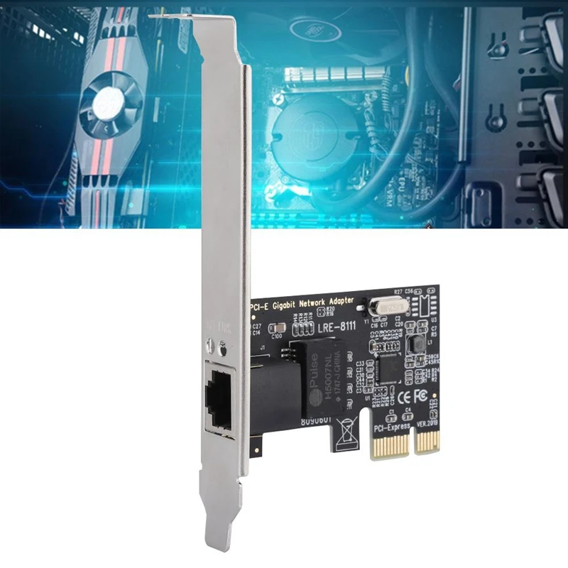 HOT-Rtl8111G Pcie Gigabit Ethernet Pci-Express Внутренний Rj45 сетевой адаптер совместимый Pci-E X1/X4/X8/X16 для рабочего стола Se