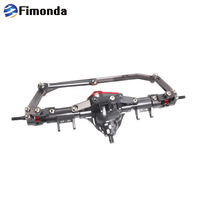 Передняя и задняя ось Fimonda RC прямая из сплава для радиоуправляемого гусеничного
