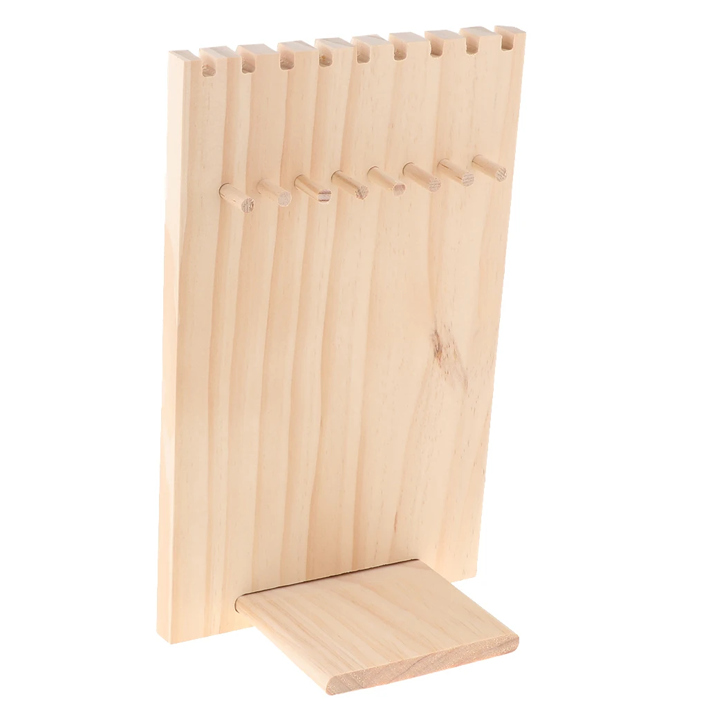 Фон для фотосъемки с изображением деревянного Цепочки и ожерелья Дисплей стенд