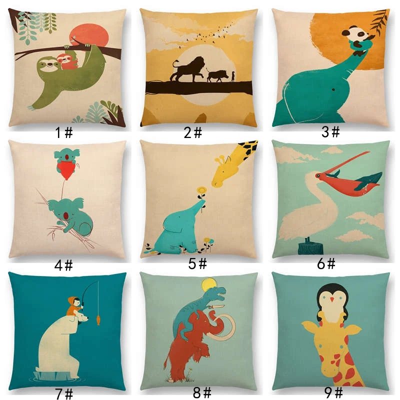 С изображениями главных героев новейших Животные слон лев тигр маска ленивого