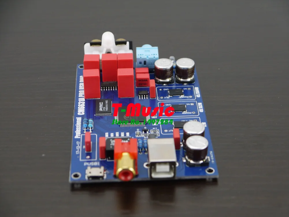 Обновленная версия SITIME CM6631A USB DAC звуковая карта/support 3 5 мм и коаксиальный 24 бит 192K