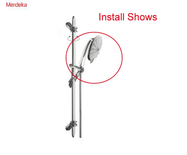 6 &quotExtra Large 8 функция ручной насадки для душа ABS хромированная отделка как верхний