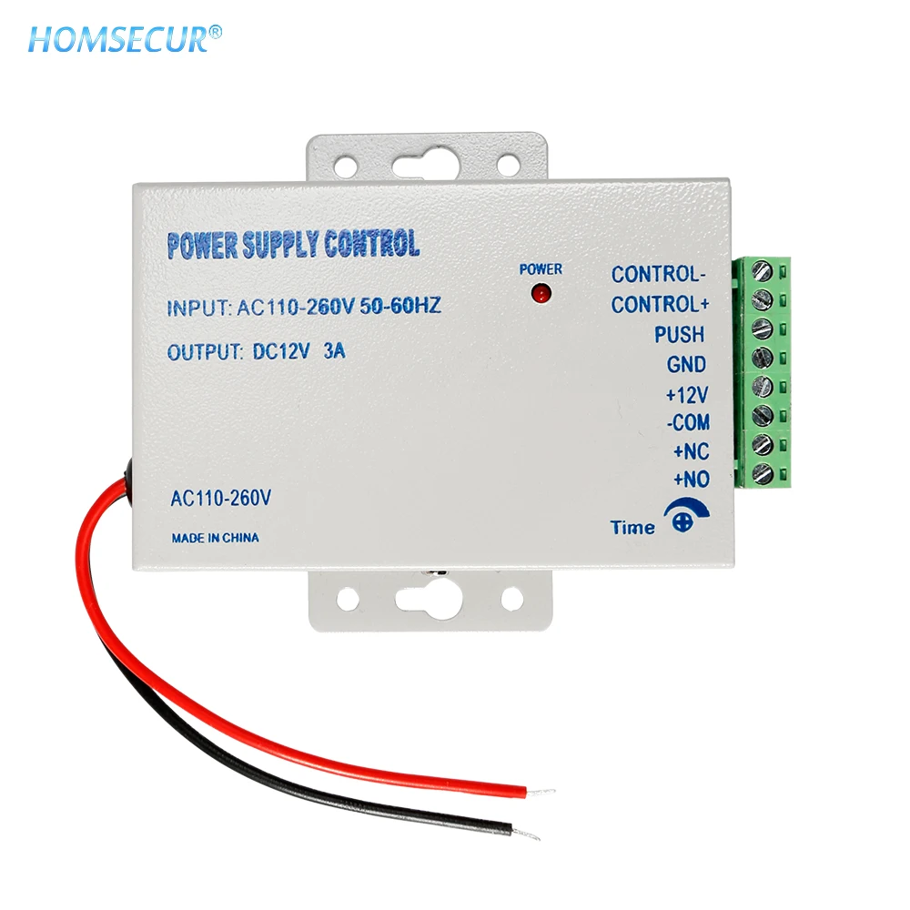 HOMSECUR Новый Доступ Двери Питание Управление DC 12 В 3A/AC 110 ~ 260 Высокое