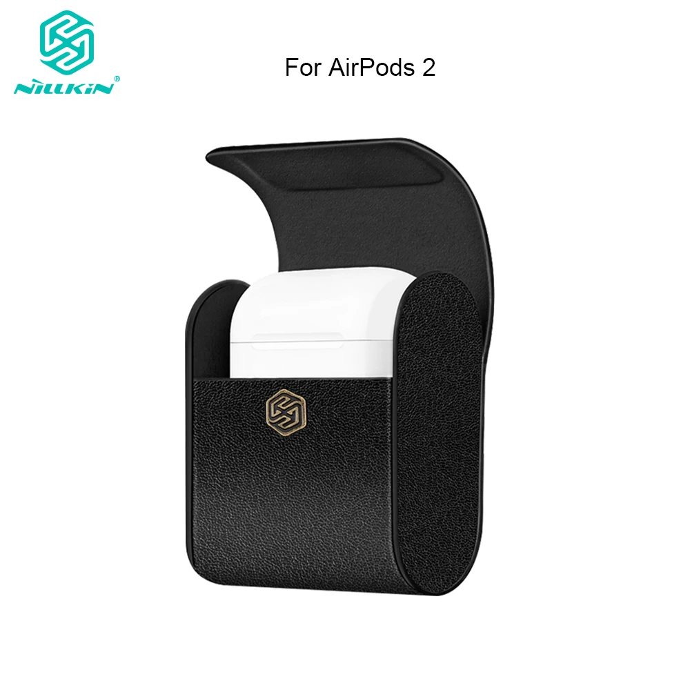 Чехол Nillkin для AirPods 2, чехол из искусственной кожи с откидной крышкой, Защитная сумка для AirPods2, защитный чехол с защитой от царапин