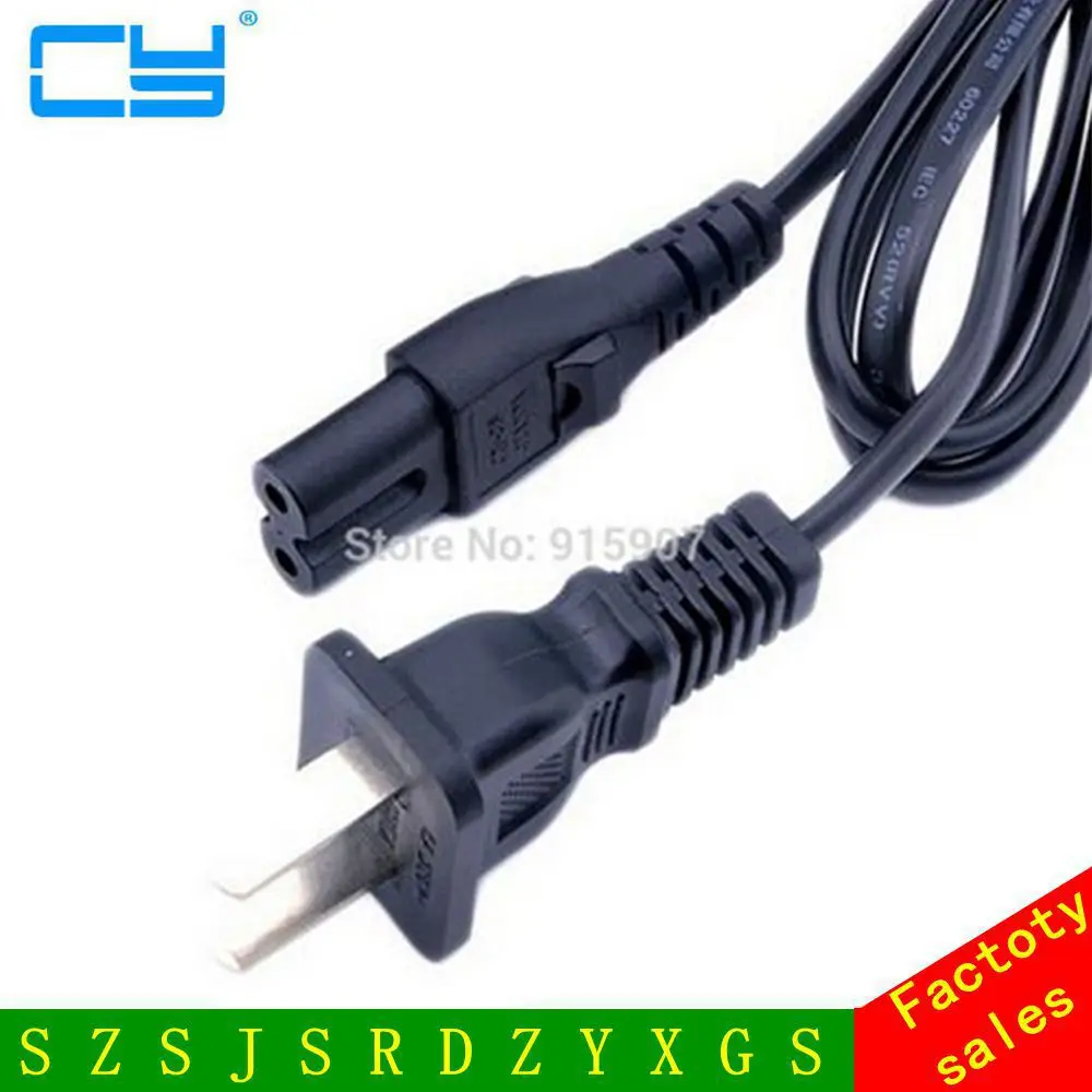 CY 2 prong выхода шнур IEC320 C7 для ноутбука планшета США кабель питания|cord pull|cord pantscord clamp
