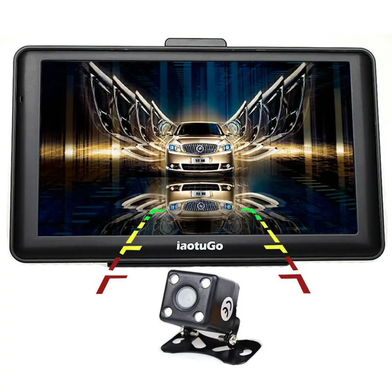 IaotuGo 7 &quotAndroid автомобильный GPS навигатор + светодиодная задняя камера ночного