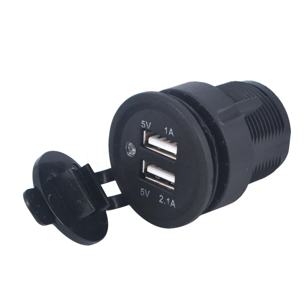 Розетка для автомобильного прикуривателя Sikeo DC 12 В с двумя USB портами зарядное