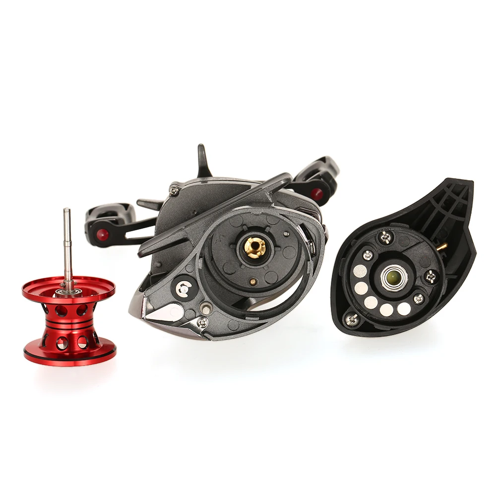 Lixada 12 + 1BB Baitcast Рыболовная катушка 6 3: 1 приманка для литья нахлыстом катушки