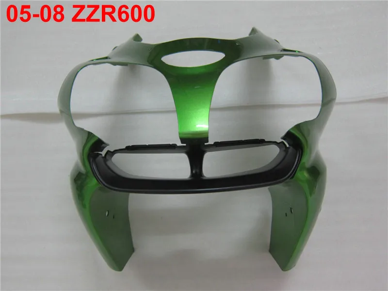 Литьевая форма обтекатель комплект для Kawasaki Ninja ZZR600 05 06 07 08 зелено черные