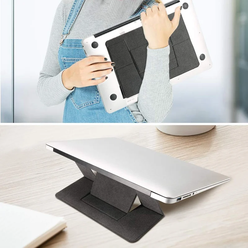 Adjustable Invisible Portable Laptop Computer Stand Lightweight Fit for Laptops up to 15.6'' Tablets MacBook Apple Haiwei |