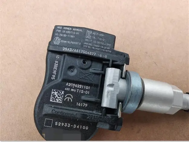 Новый оригинальный датчик давления в шинах 52933-D4100 TPMS для Optima Sportage Sorento Genesis Ioniq Niro