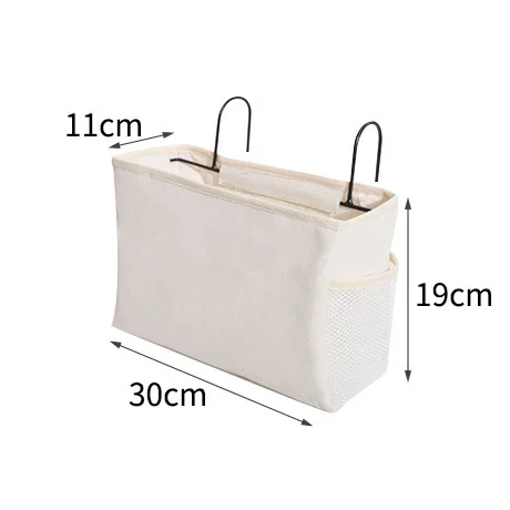 Холщовая подвесная сумка для хранения прикроватный органайзер магазинов с