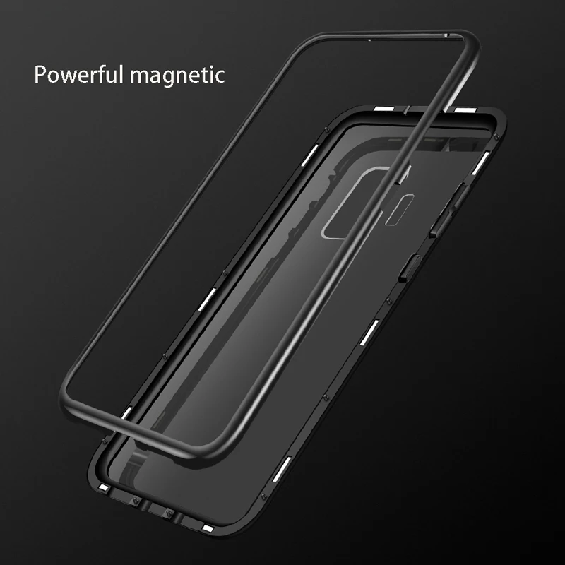 Магнитный металлический чехол для Samsung Galaxy J4 J6 J8 Plus A7 A9 A8 2018 M10 M20 M30 A70 A10 A30 A50 A20 A60