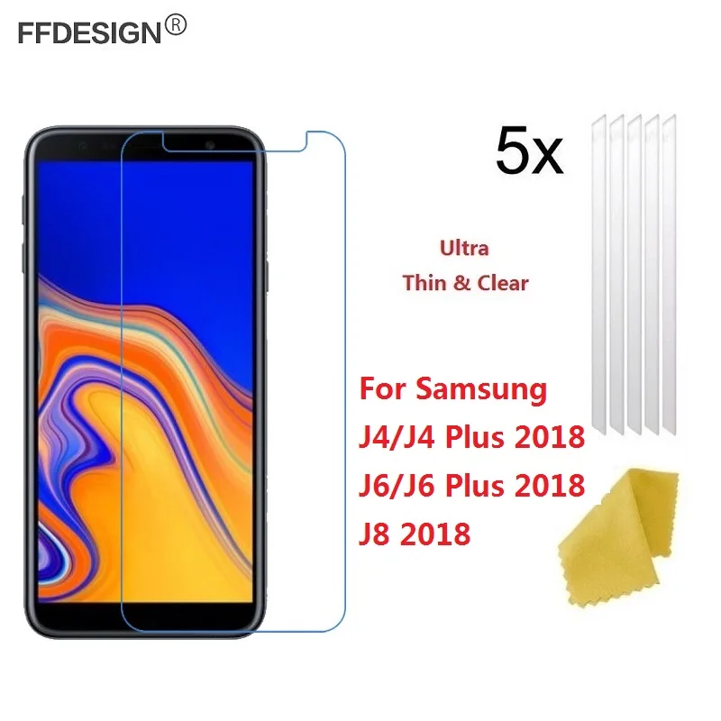 Защитная пленка 5xlcd для Samsung Galaxy J6 J4 Plus J8 2018 (не стекло) защитная из фольги|Защитные