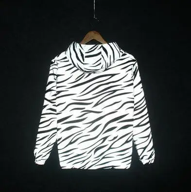 Мужская Светоотражающая куртка светоотражающая сетчатая светящаяся Зебра
