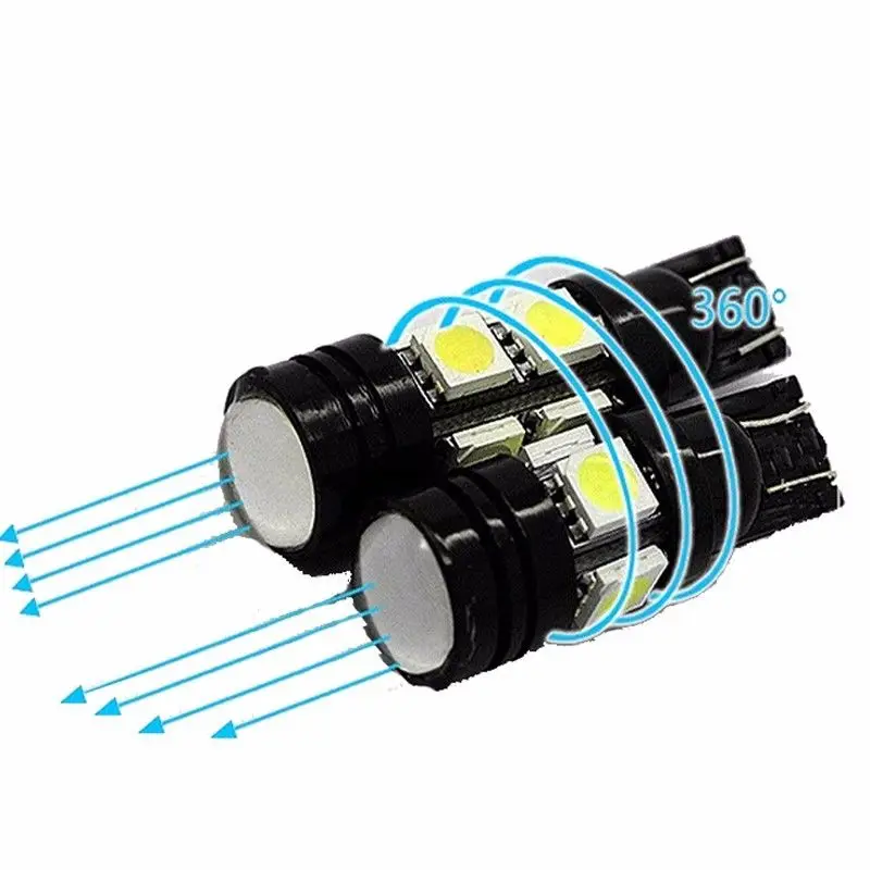 Kit 10 Lampadas Carro Led T10 Pingo Com Zoom Super Branca | Автомобили и мотоциклы
