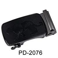 PD-2076 Hi-Tie, фирменный дизайн, кожаный ремень, пряжки для мужчин, серебро, золото, ремень, голова для кожаного ремня, буквенная пряжка ремня с изображением животного, автоматический - Цвет: PD-2076