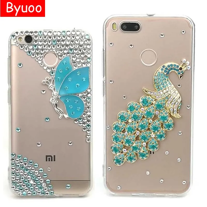 Чехол для телефона с кристаллами Xiaomi Mi 8 lite 9 SE F1 5 5S A1 A2 6 Redmi S2 5A Plus Note 4 4X 4A Pro Prime Max Mix