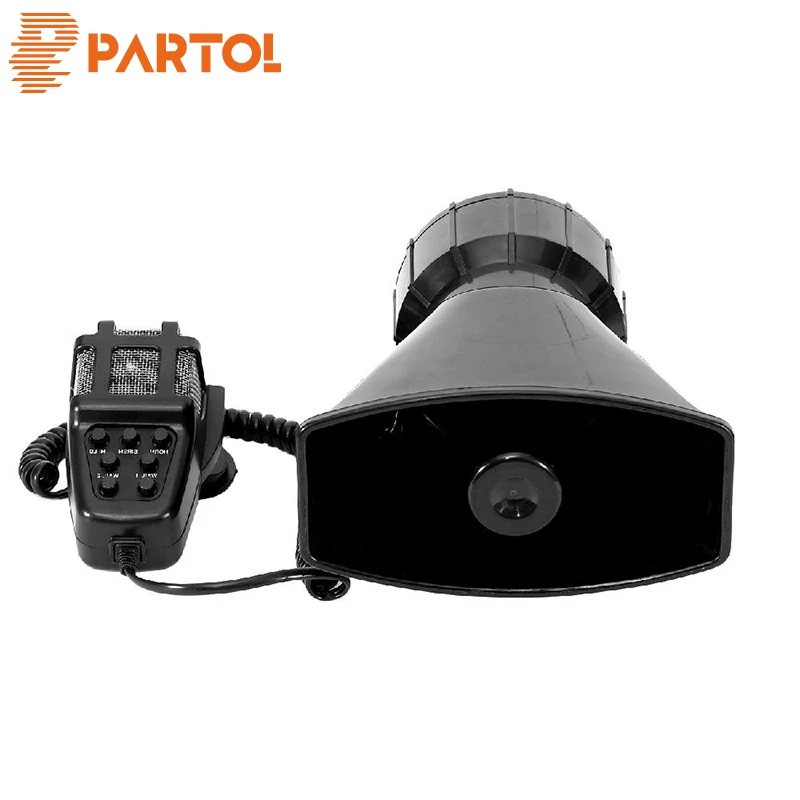 Автомагнитола Partol с 7 звуками система сигнализации микрофоном 100 Вт 12 В для