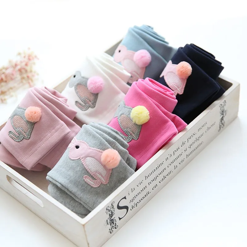 Зимние леггинсы для девочек Плотные теплые штаны От 2 до 6 лет Детские маленьких