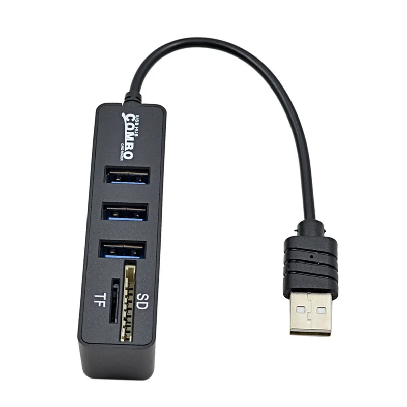 USB разветвитель для компьютера ноутбука 2 0 дюйма|Картридеры| |