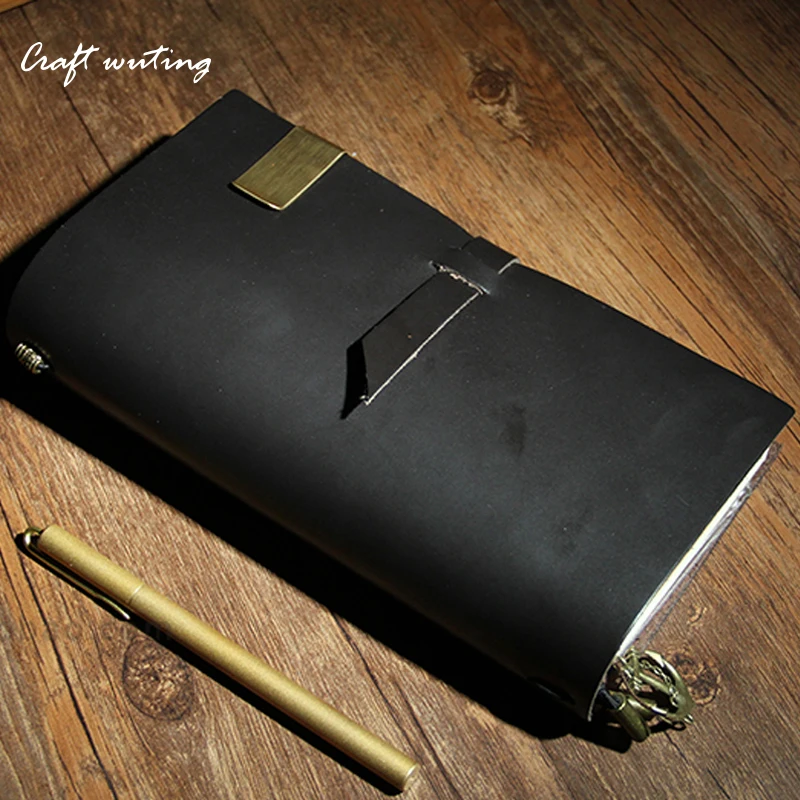 Craft Справочник планировщик 100% натуральная кожа a5 a6 Tnotebook sketchbook Повестка ноутбуков