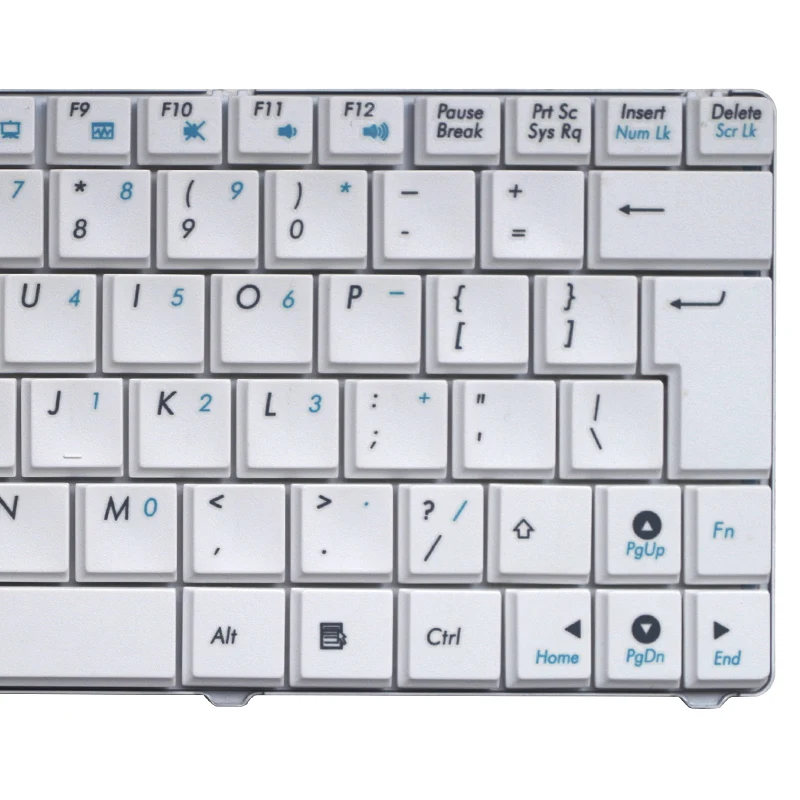 Белая клавиатура США для ASUS Eeepc 1101HA N10 N10J N10E N10JB N10JC N10VN N10A | Компьютеры и офис