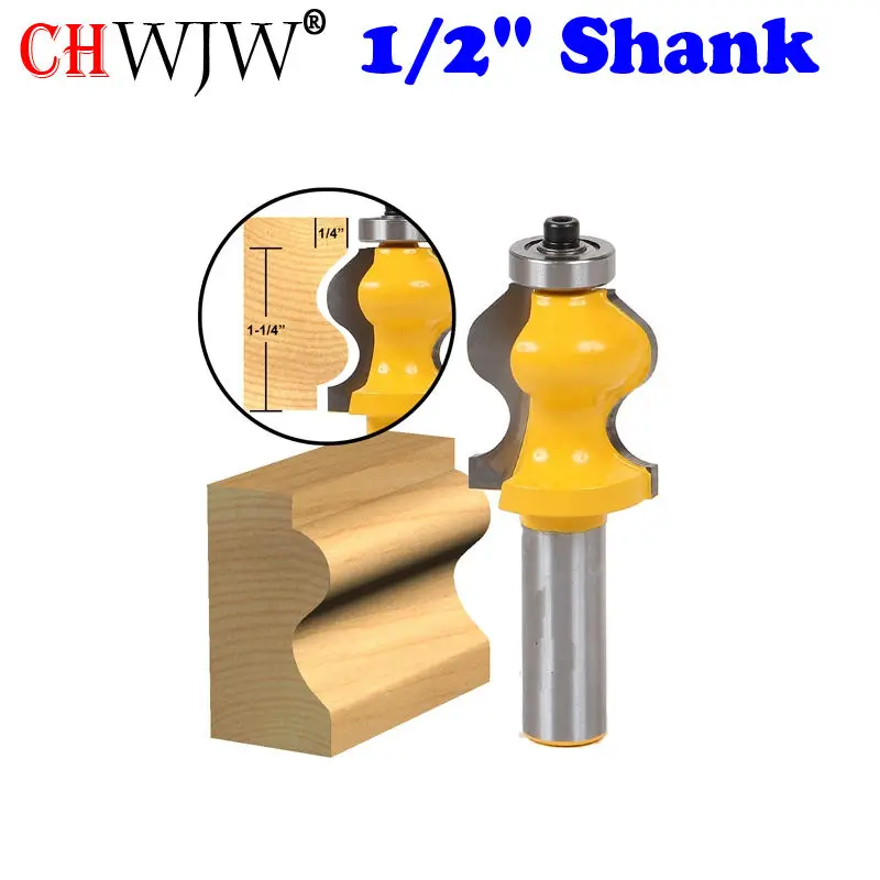 

1PC Jewelry Box Foot Mold Router Bit - 1/2" Shank Line knife Woodworking cutter Tenon Cutter for Woodworking Tools