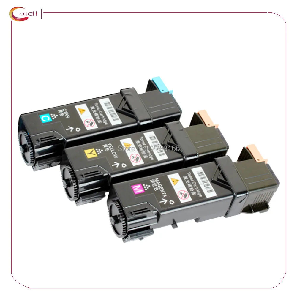 Совместимый с Dell 1320/1320c набор из 3 высокодоходных тонер картриджей: Cyan KU053 Magenta KU055 и