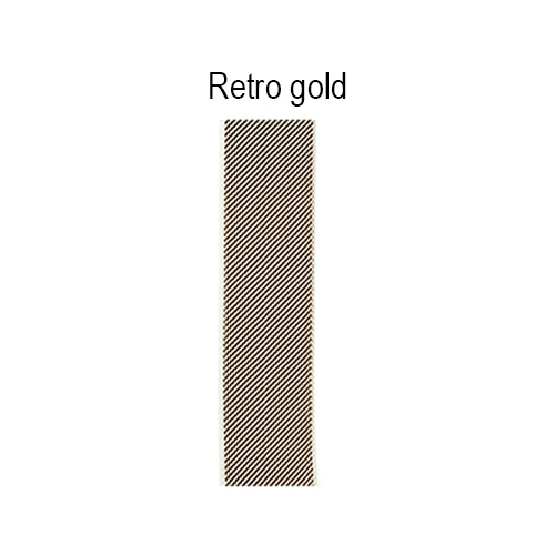 Retro gold Миланская петля, ремешок для Apple Watch, серия 4, 44 мм, 40 мм, высококачественный браслет из нержавеющей стали, ремешок для Apple watch 3, 42/38 мм - Цвет: Retro gold