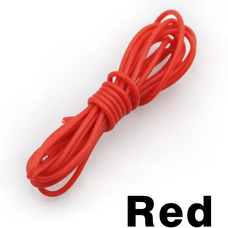 Гибкий силиконовый кабель 5 м/лот 16 4 фута 16awg провода RC медный стандартный провод