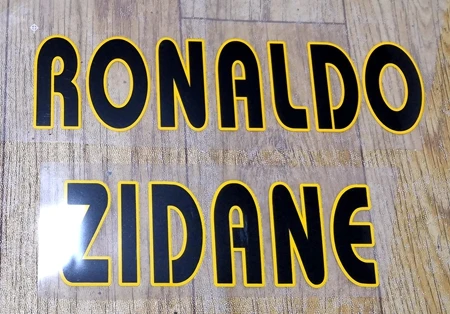 2003-2004 Ретро ZIDANE RONALDO BECKHAM нашивка