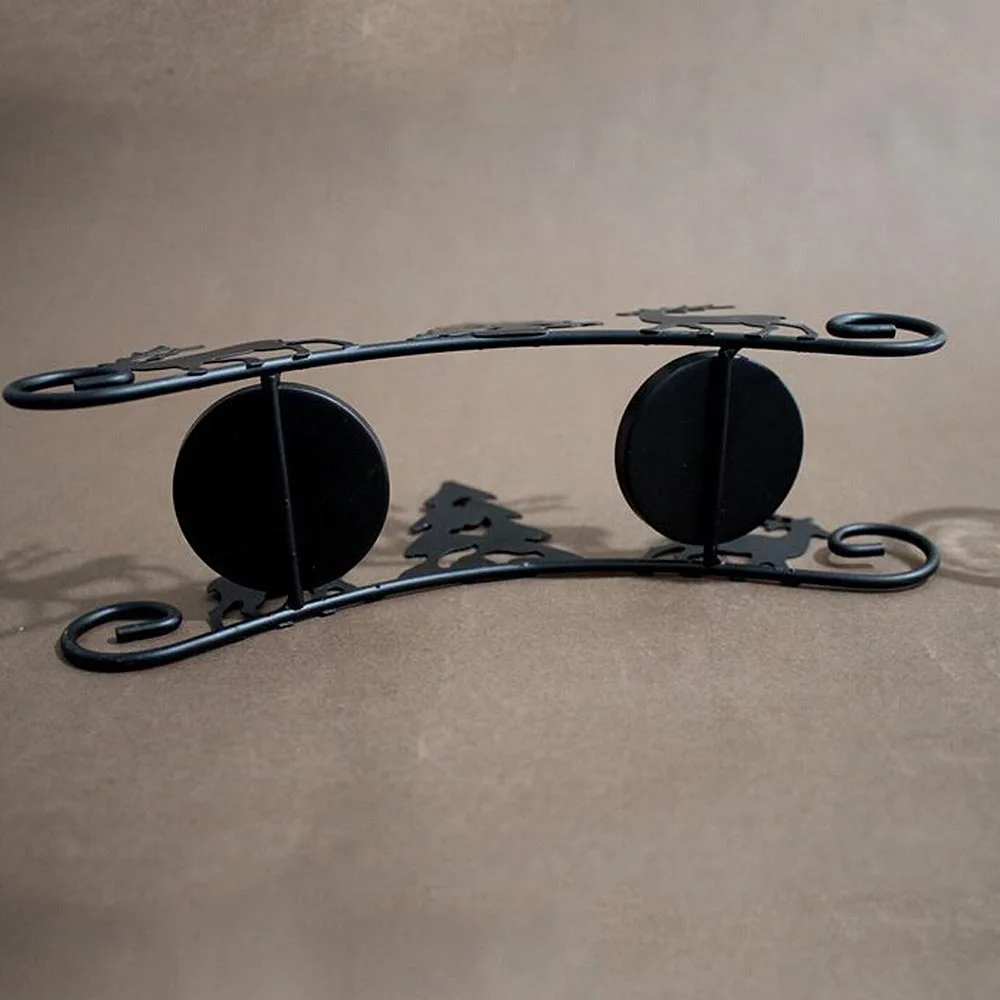 1 шт Ретро железные подсвечники Рождественская елка олень карета подсвечник бар