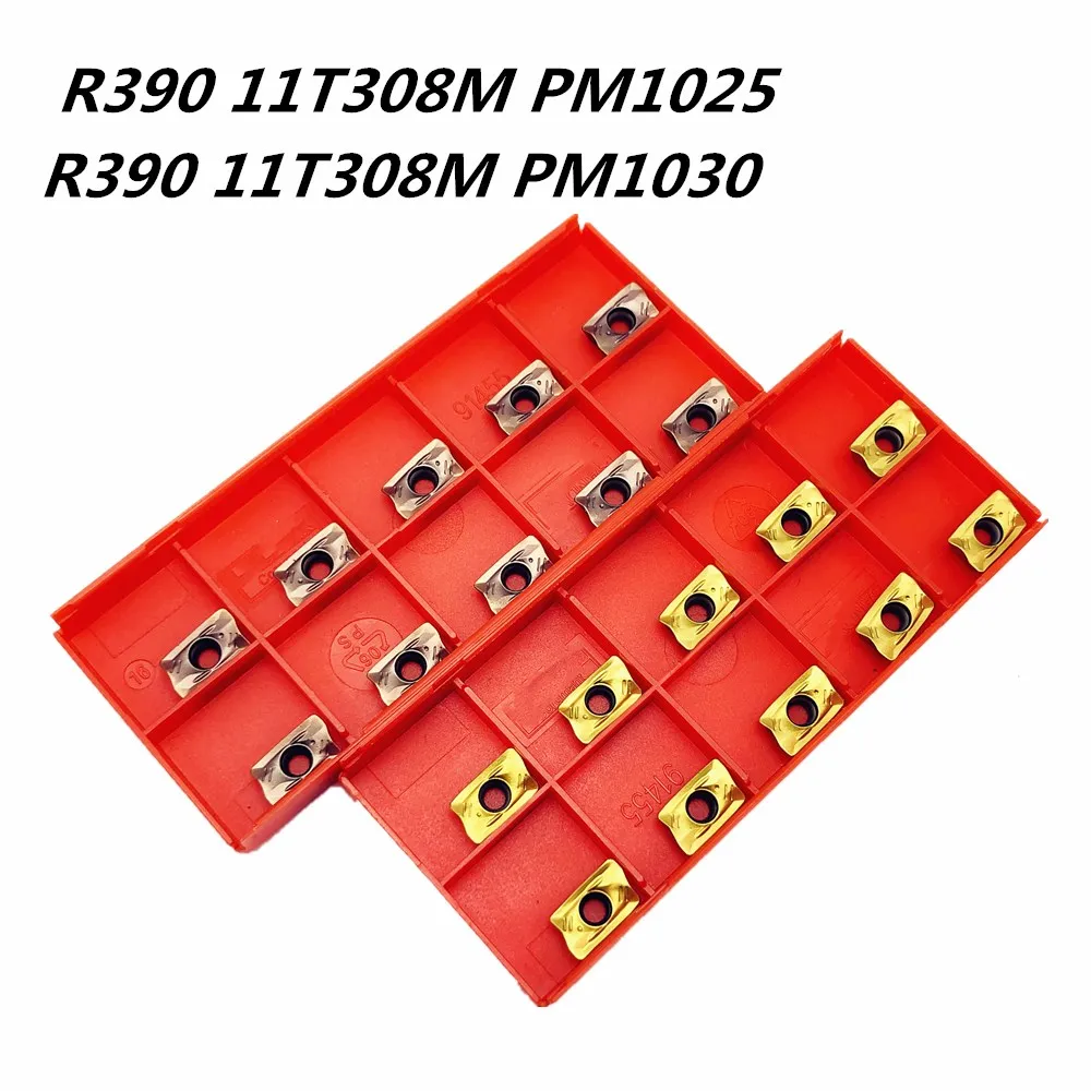 Вольфрам карбида R390 11T308M PM1025 PM1030 резец для внутренней обточки металлический токарный инструмент s R390 11 T308 фрезерные станки с ЧПУ инструмент