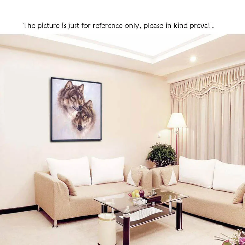 Рукоделие ручной работы Набор для вышивки крестиком вышивания рисунок волка