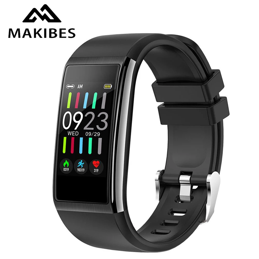 Makibes HR9 Смарт часы IP68 Водонепроницаемый 1 14 &quot240*240 Экран умный браслет Мода