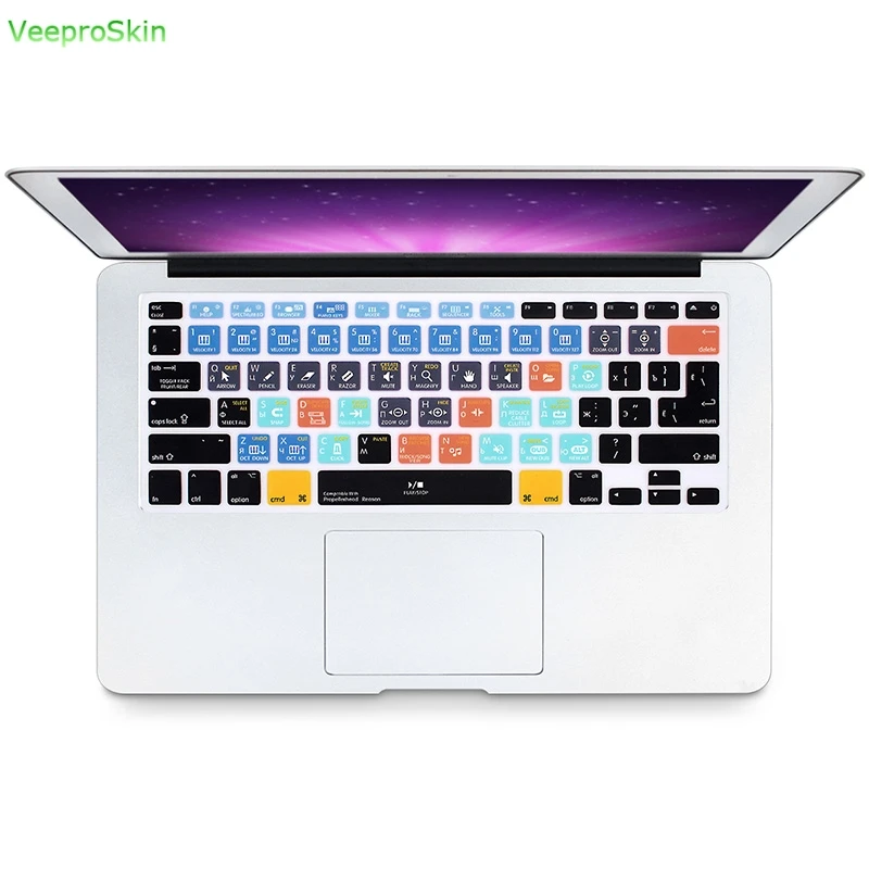 Для Mac Air Pro Retina 13 &quot15&quot ЕС/США клавиатура защитная пленка русская пропеллер