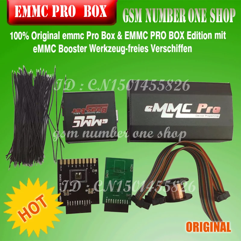 Оригинальный emmc Pro Box &amp EMMC PRO BOX Edition mit усилитель eMMC Werkzeug-freies Verschiffen | Мобильные