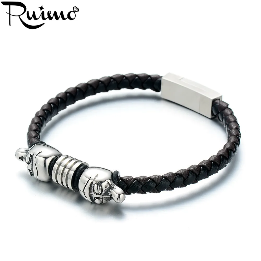 Плоский плетеный кожаный шнур RUIMO 6*3 мм из натуральной плетеной кожи разноцветные